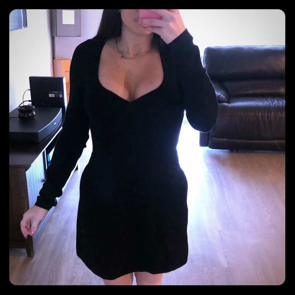 Urban Outfitters black this cotton dress